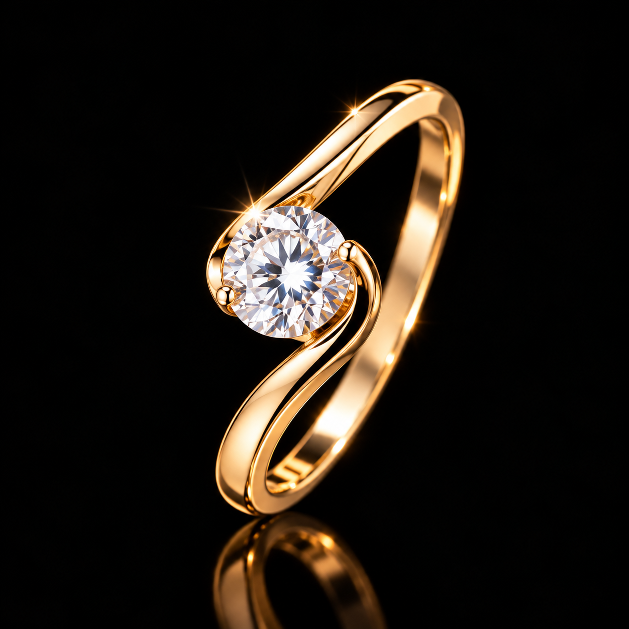 Gold Plated daimond Imitation